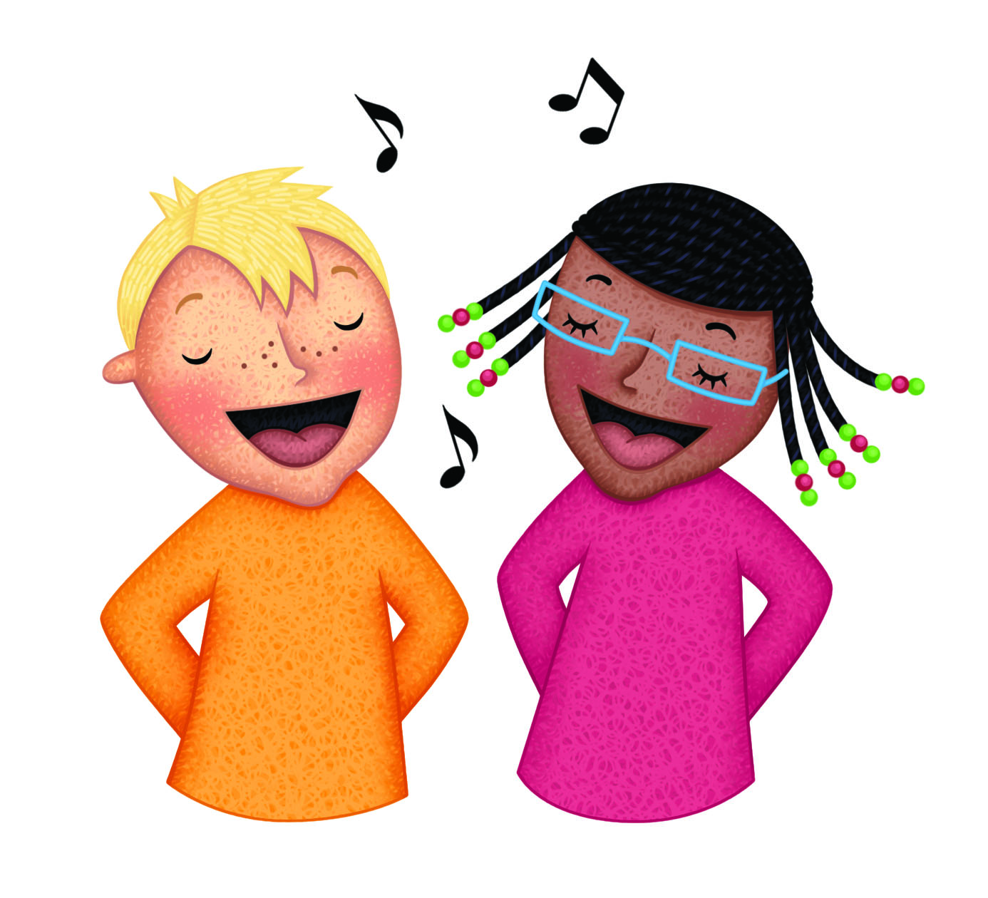 Clip art kids singing clipart best clipart best