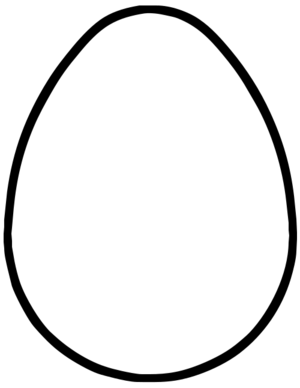 Easter Egg Blank - ClipArt Best