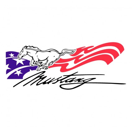 Ford Mustang Logo Clipart