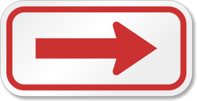 Arrow Signs and Directional Parking Signs at Low Prices