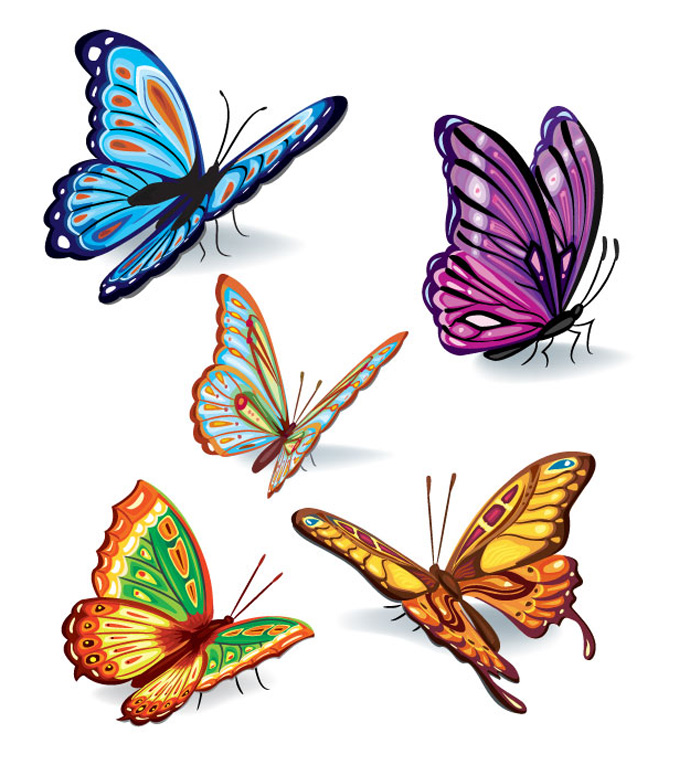 free vector clipart butterfly - photo #10