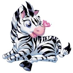 Pink Zebra Clipart