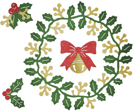 Christmas Wreath Craft Dies - 123Stitch.com