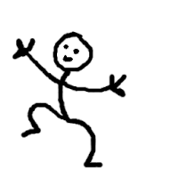 Stick figure stick dancing GIF - Find on GIFER