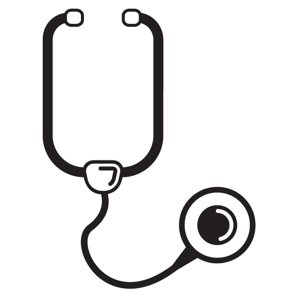 Stethoscope medical clipart image #17019