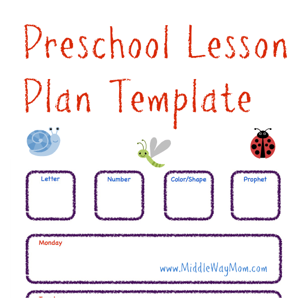 Preschool Lesson Plan Template ClipArt Best ClipArt Best