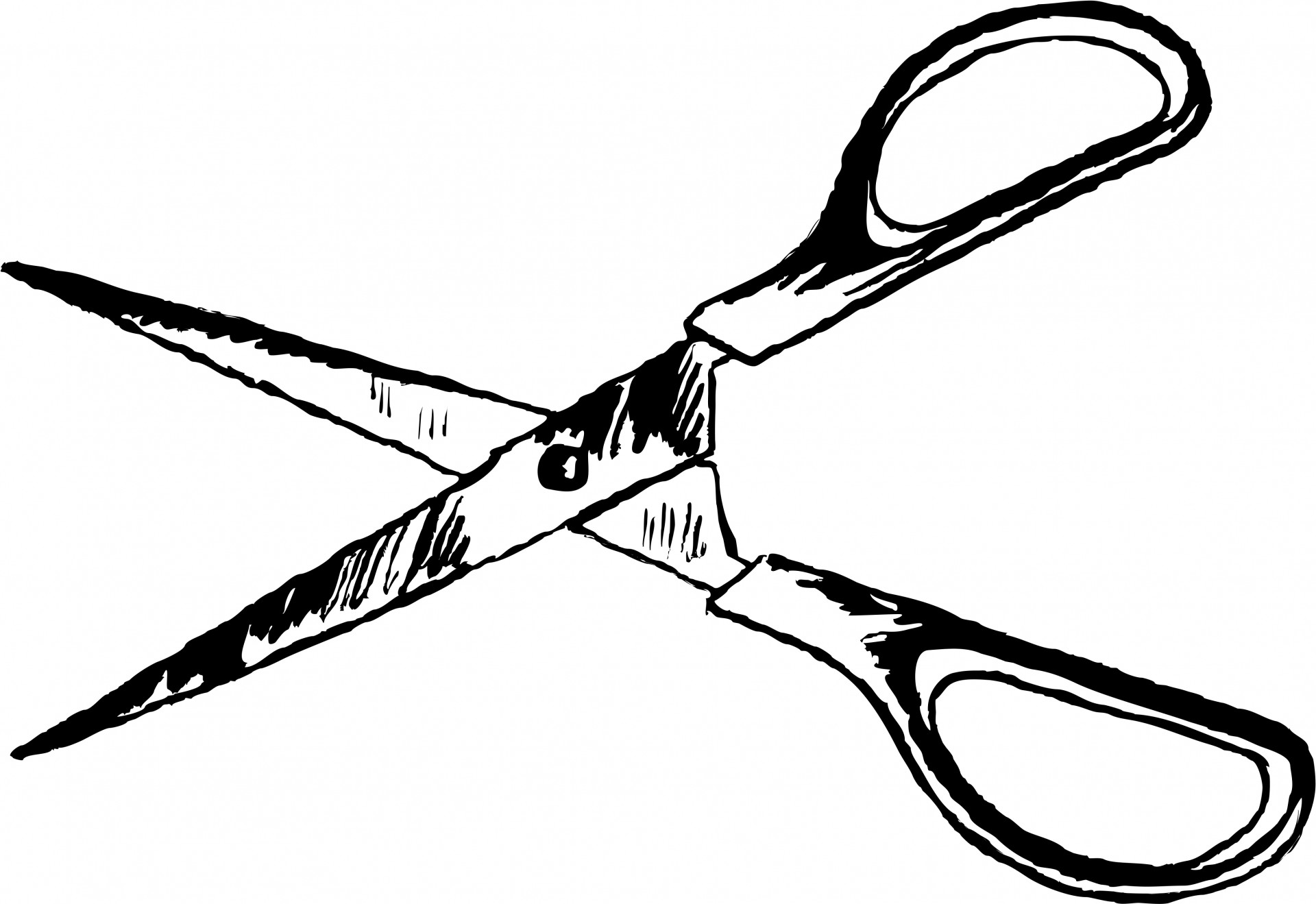 Scissors clipart black and white free clipart images 3 ...