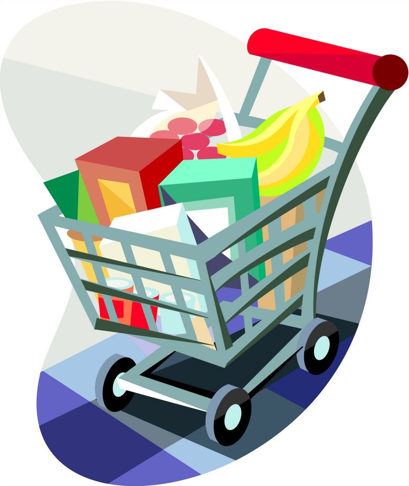 clipart shopping trolley - photo #20
