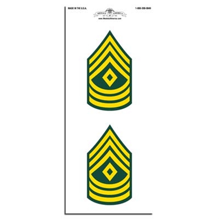 Army First Sergeant Stripes Decal | Medals of America