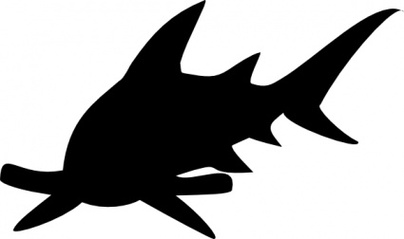Shark Line Art Clipart - Free to use Clip Art Resource