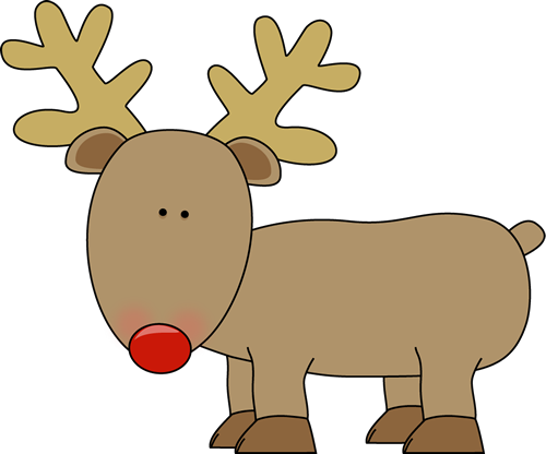 Cute Rudolph Reindeer Clipart