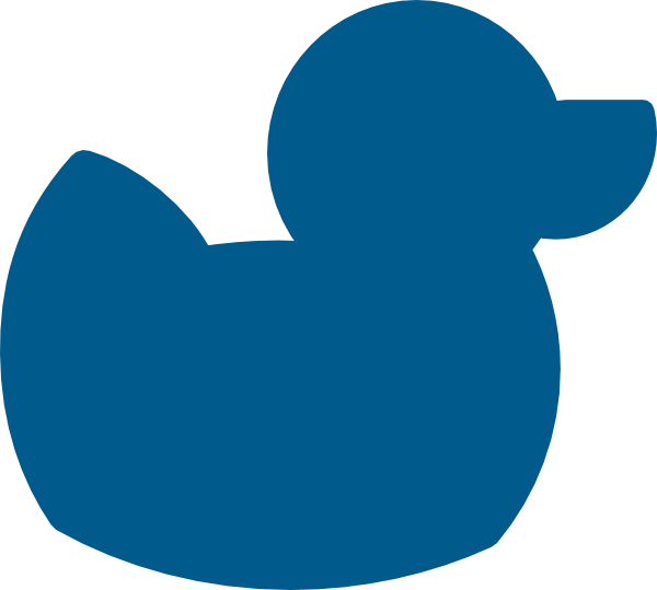 Duck Silhouette Clipart Baby Ducks Clip Art