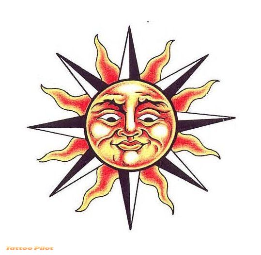Sun Tattoo Designs | MadSCAR