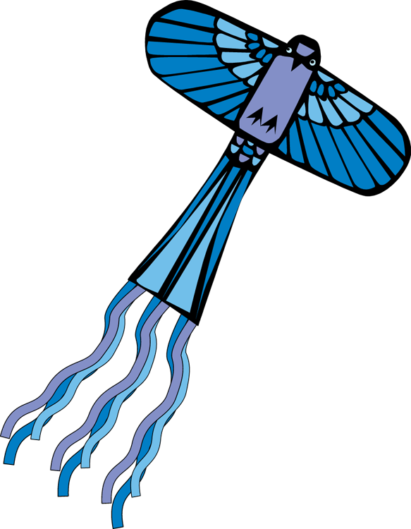 A Blue Bird Kite