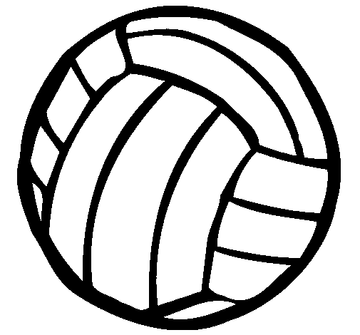 Coloring page Volleyball ball to color online - Coloringcrew.