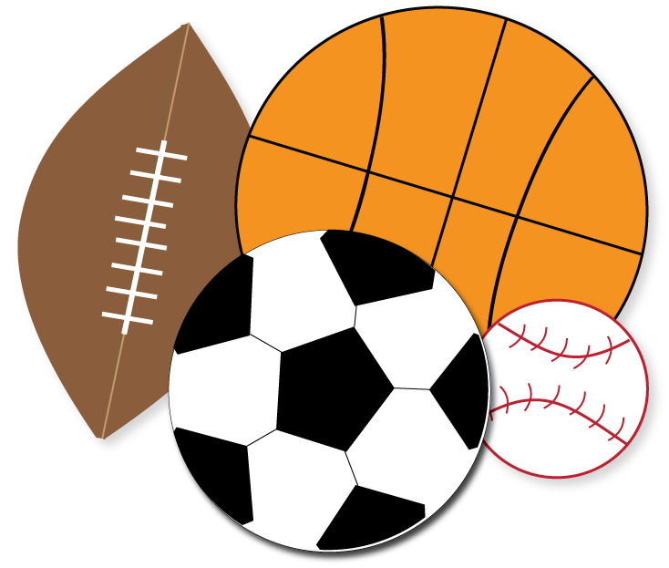 Free Sports Clipart For Parties Crafts School Projects Websites ...