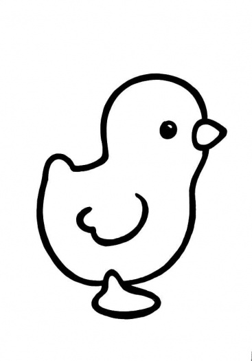 Chicken Outline coloring page | Super Coloring
