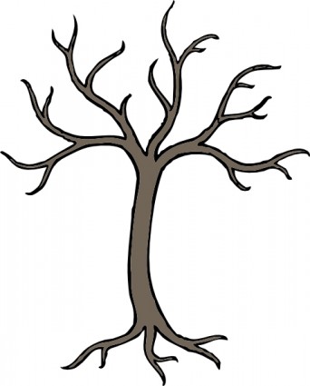 Bare Dead Tree clip art Free vector in Open office drawing svg ...