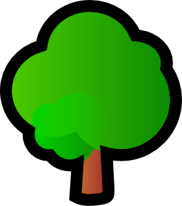 Tree clip art Free Vector