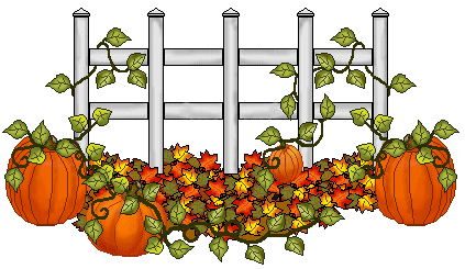 Pumpkins Clip Art - Fall Pumpkins, Corn and Sunflowers