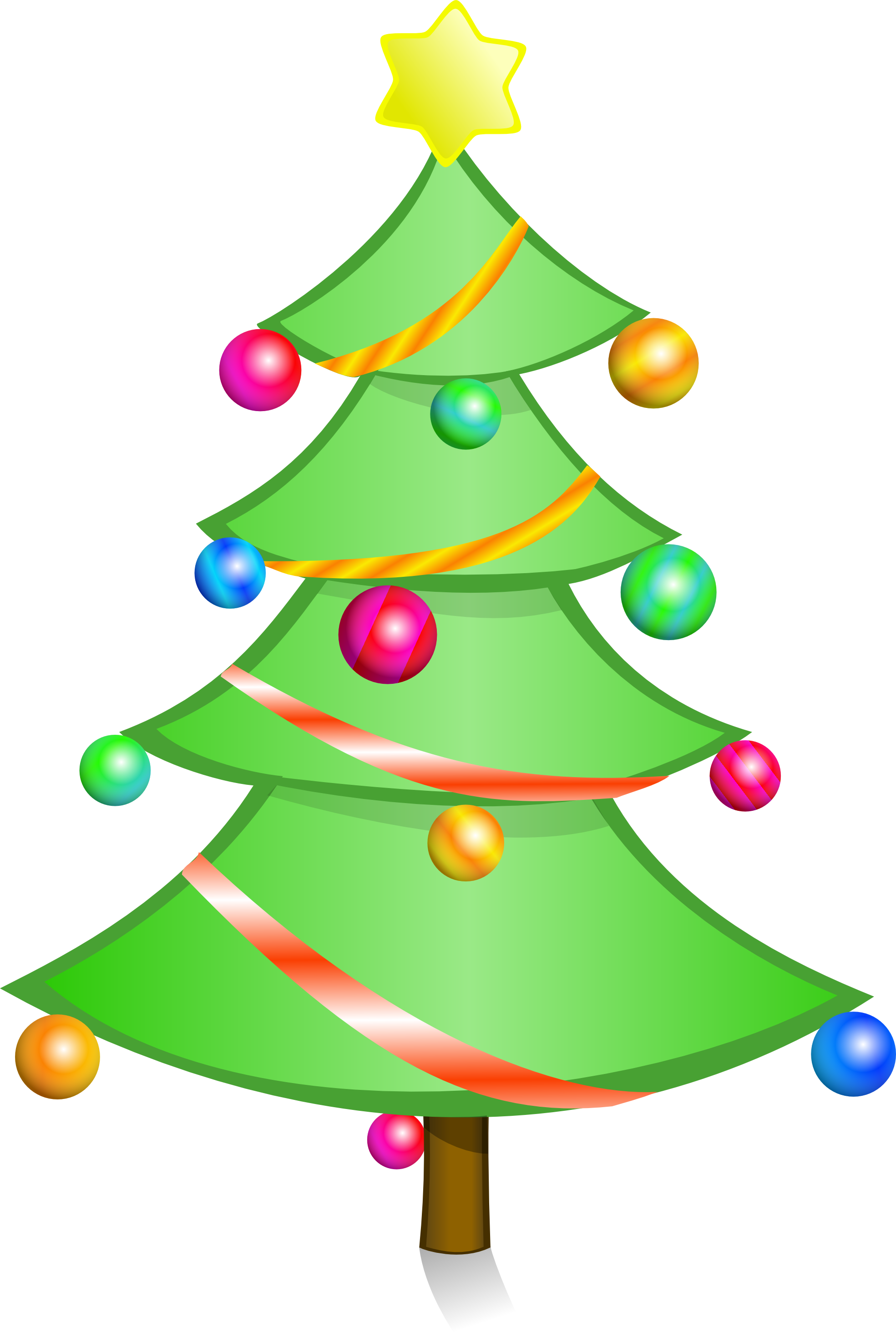 Clip Art: Benbois Christmas Tree Xmas Art ...