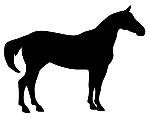 clip art horse silhouette free - photo #5