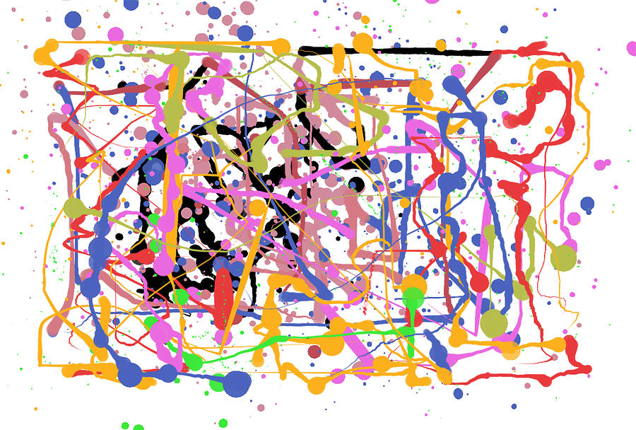 Paint Splatter Digital Art by Ricardo De Almeida - Paint Splatter ...