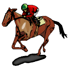 Race Horse Clip Art Links - Horse Racing Clip Art - Horses