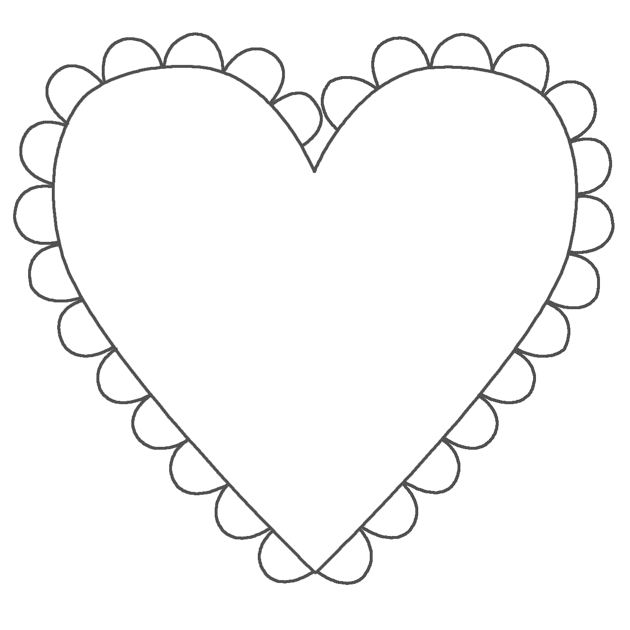 Heart shape coloring pages - Coloring Pages & Pictures - IMAGIXS