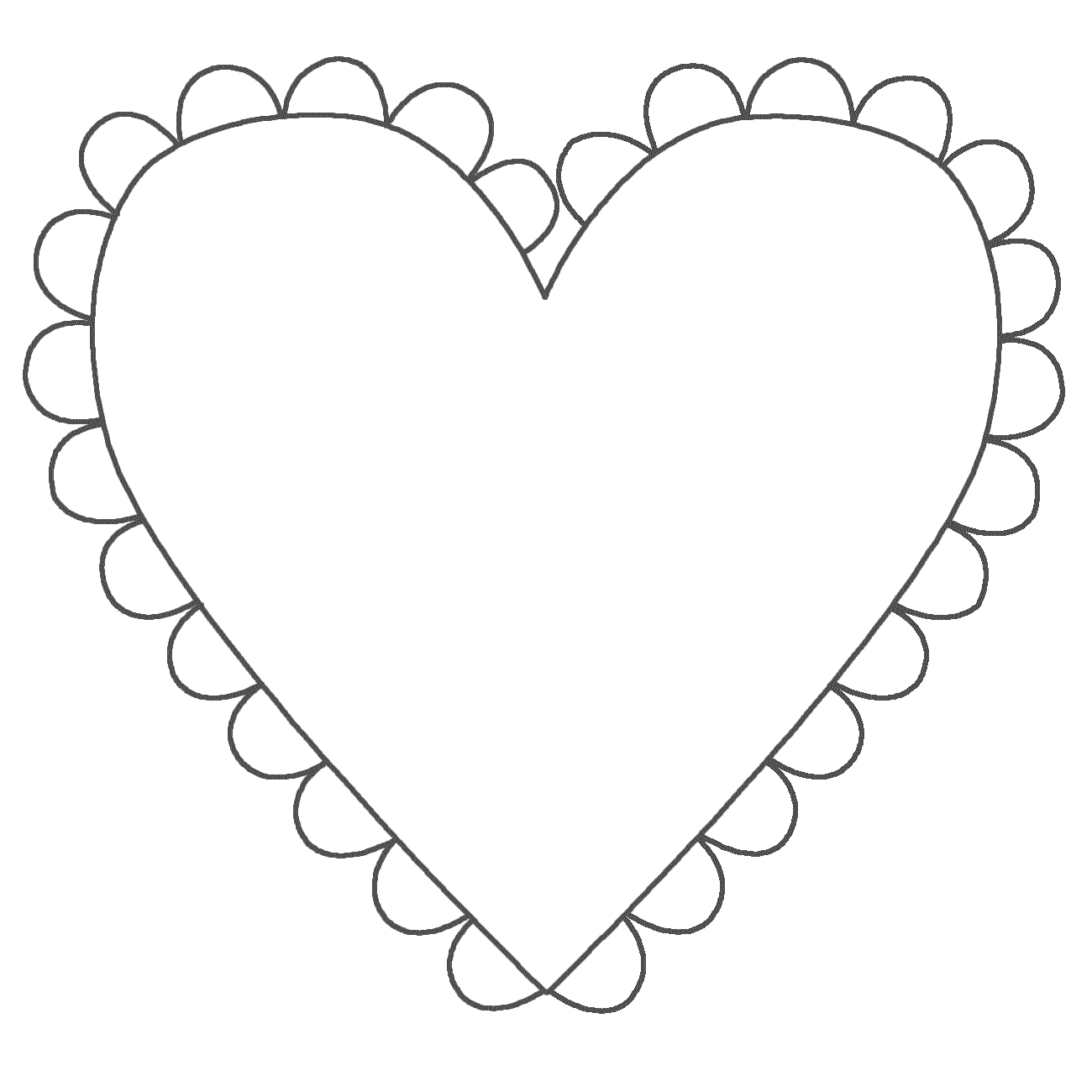 Printable Heart Shape - ClipArt Best