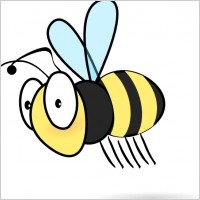 Cartoon bee and bee hive Free vector for free download (about 6 ...