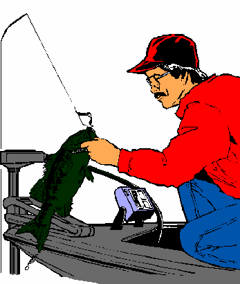 Bass Fishing Clipart