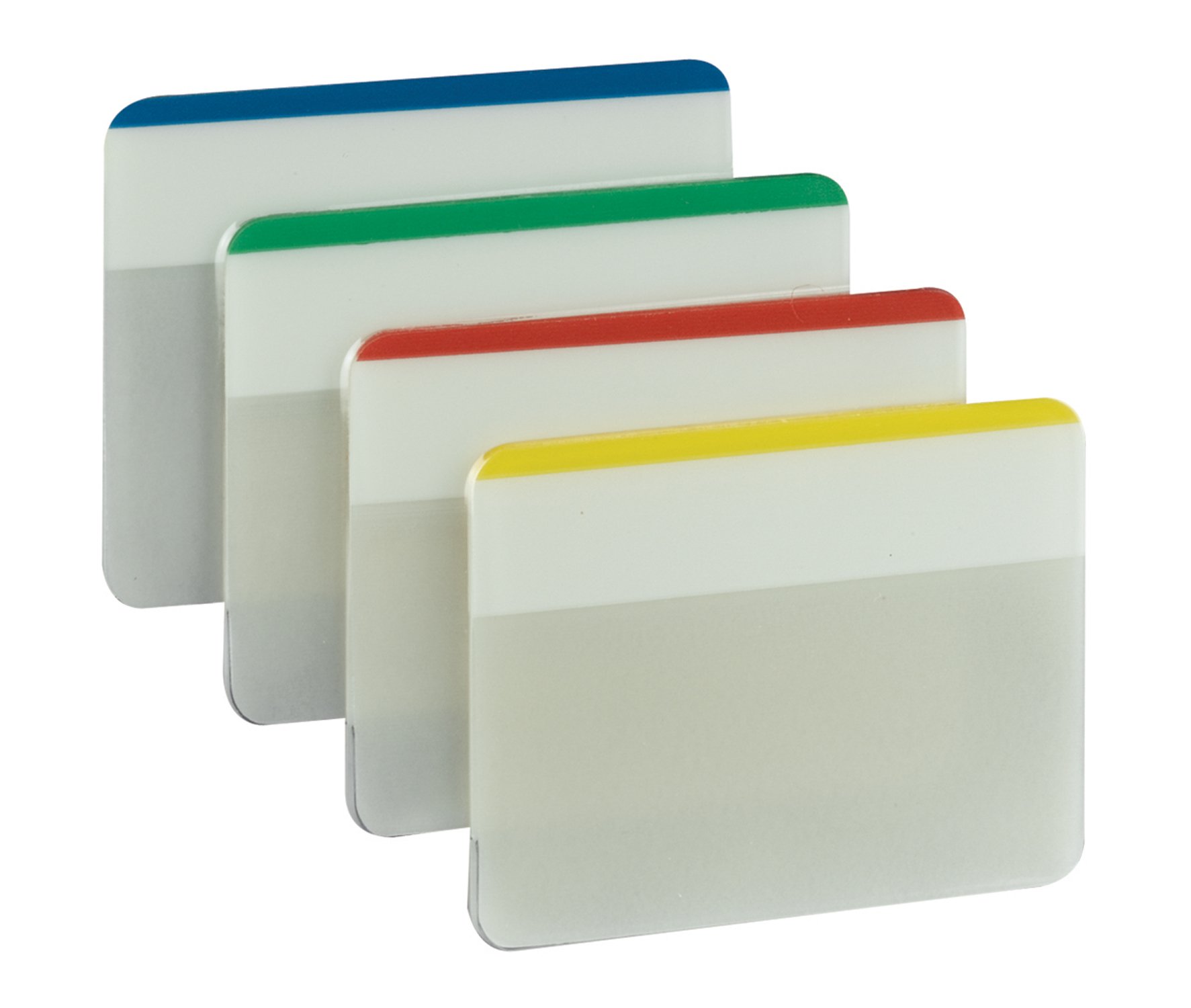 Post-it Tabs, 2-Inches Lined, 4 Assorted Primary Colors, 6-Tabs ...