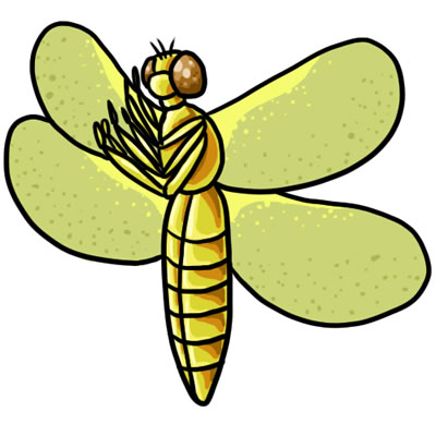 FREE Dragonfly Clip Art 23