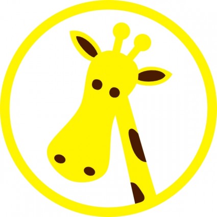 Giraffe clip art Free vector in Open office drawing svg ( .svg ...