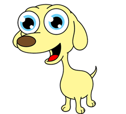 Cute Cartoon Puppy