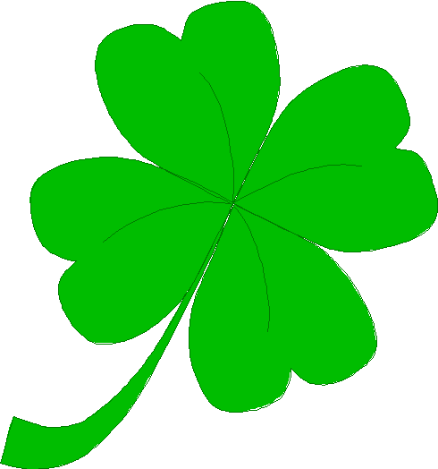 Free Four Leafed Clover Clipart - Public Domain Holiday/StPatrick ...