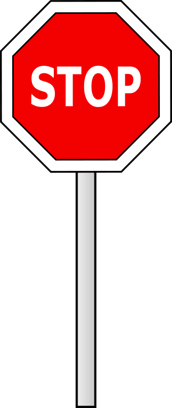 Clipart - Stop sign