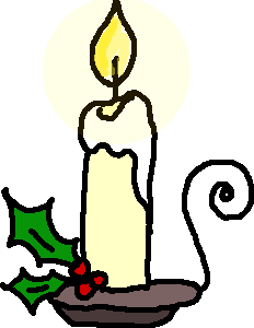 Christmas Candle Clipart, Free Download of Art Candle Christmas ...