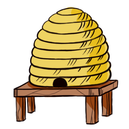 Cartoon Bee Hive - ClipArt Best