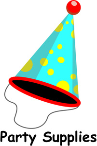 party_hat_icon_with_polka_dots ...