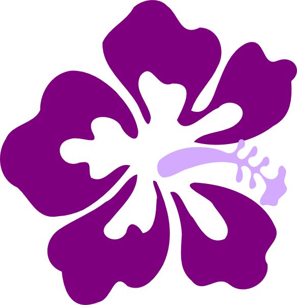 purple hibiscus flower clip art - Seivo ...