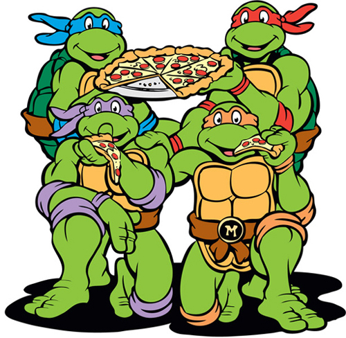 Pizza Party Ninja Turtles - Free Clipart Images