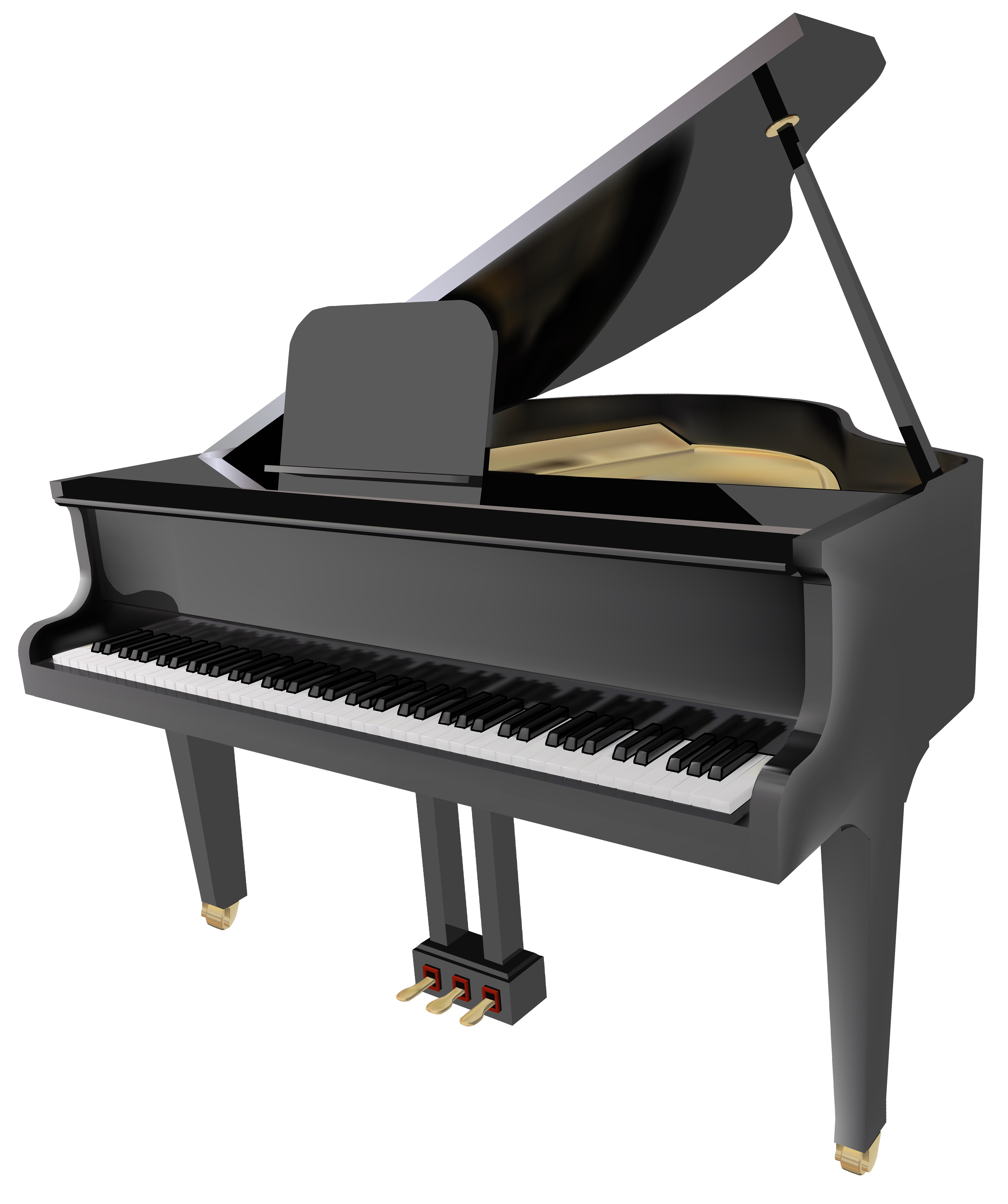 Piano clip art free clipart images 3 clipartcow 2 - Clipartix