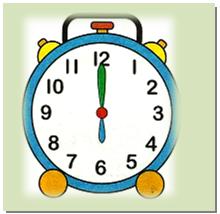 6 00 clock clipart for kids