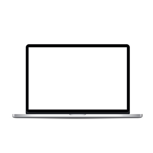 Thin Vector Laptop - Vector download