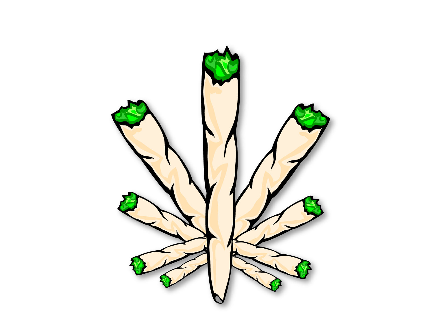 Perfect weed drawing pic.