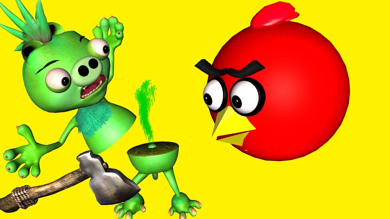 ANGRY BIRDS in DUMB WAYS to DIE 2 â?« 3D animated movie mashup ...