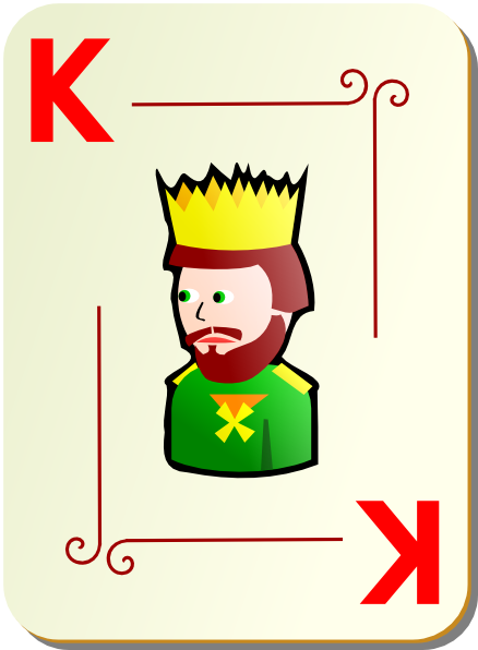 King Card Clip Art - vector clip art online, royalty ...
