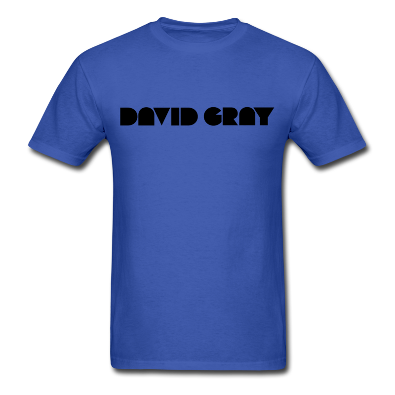 DavidGray.com. Men's David Gray Logo T-Shirt